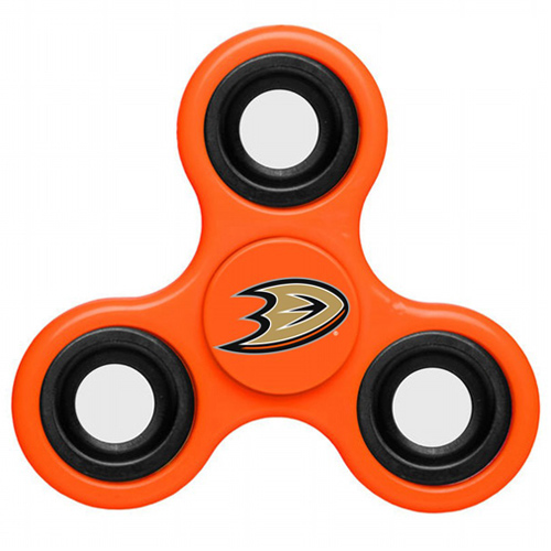 NHL Anaheim Ducks 3 Way Fidget Spinner E118 - Orange